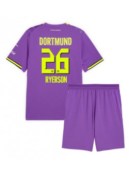 Otroški Nogometna dresi replika Borussia Dortmund Julian Ryerson #26 Tretji 2026-27 Kratek rokav (+ hlače)